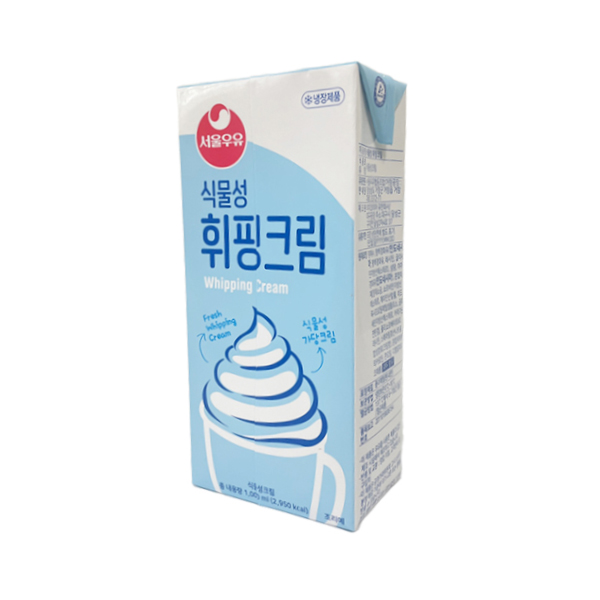 서울우유 휘핑크림 1000ml(식물성)