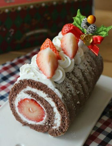 딸기 비스퀴롤케이크
