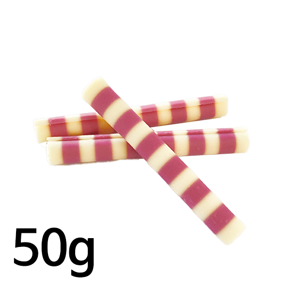 데코 초콜릿 핑크롤 50g