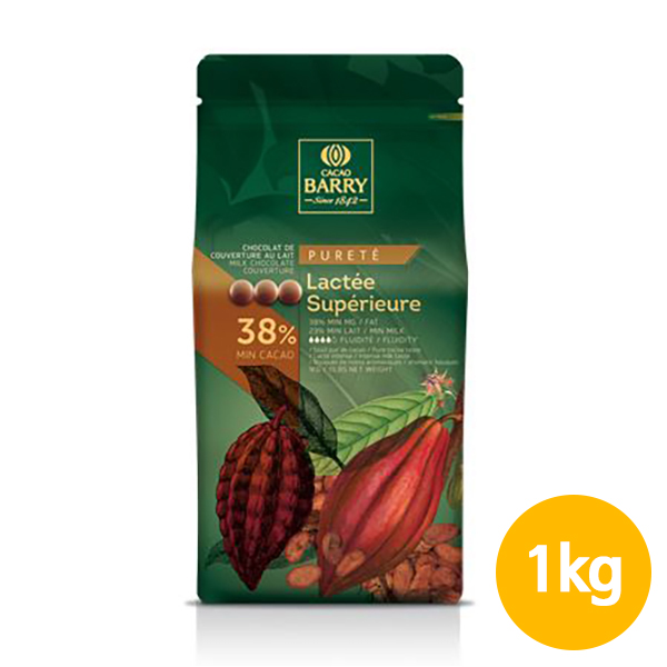 카카오바리 밀크커버춰초콜릿 락티수페리에1kg (38.2%)