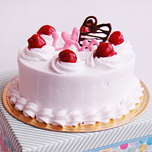 [출력 레시피] 체리 생크림 케익 케익시트를 이용한 생크림케익 만들기